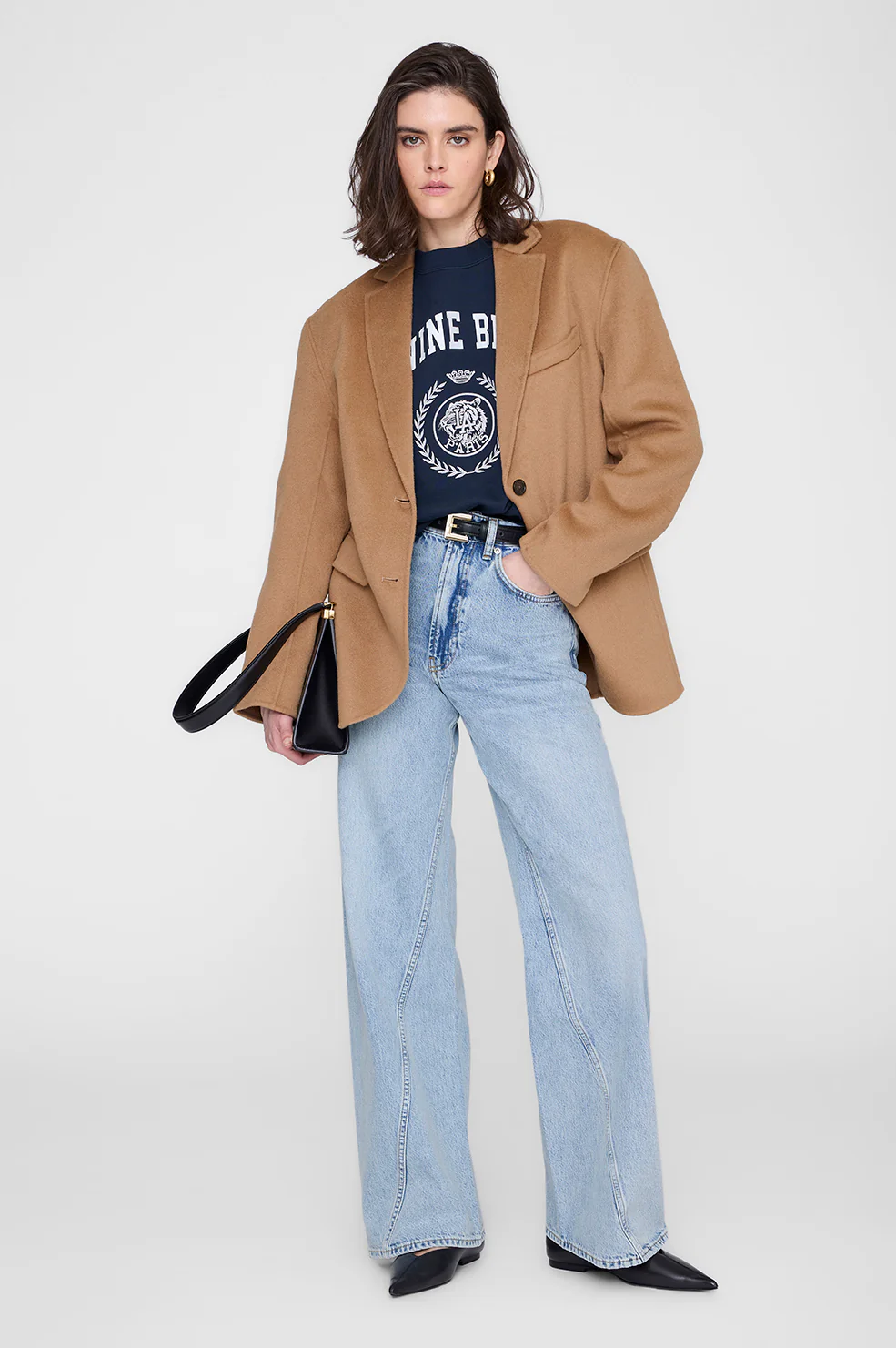 Miles Sweatshirt Collegiate - Dark Navy - Image 2