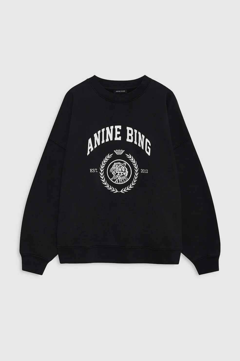 Miles Sweatshirt Collegiate - Vintage Black - Image 3