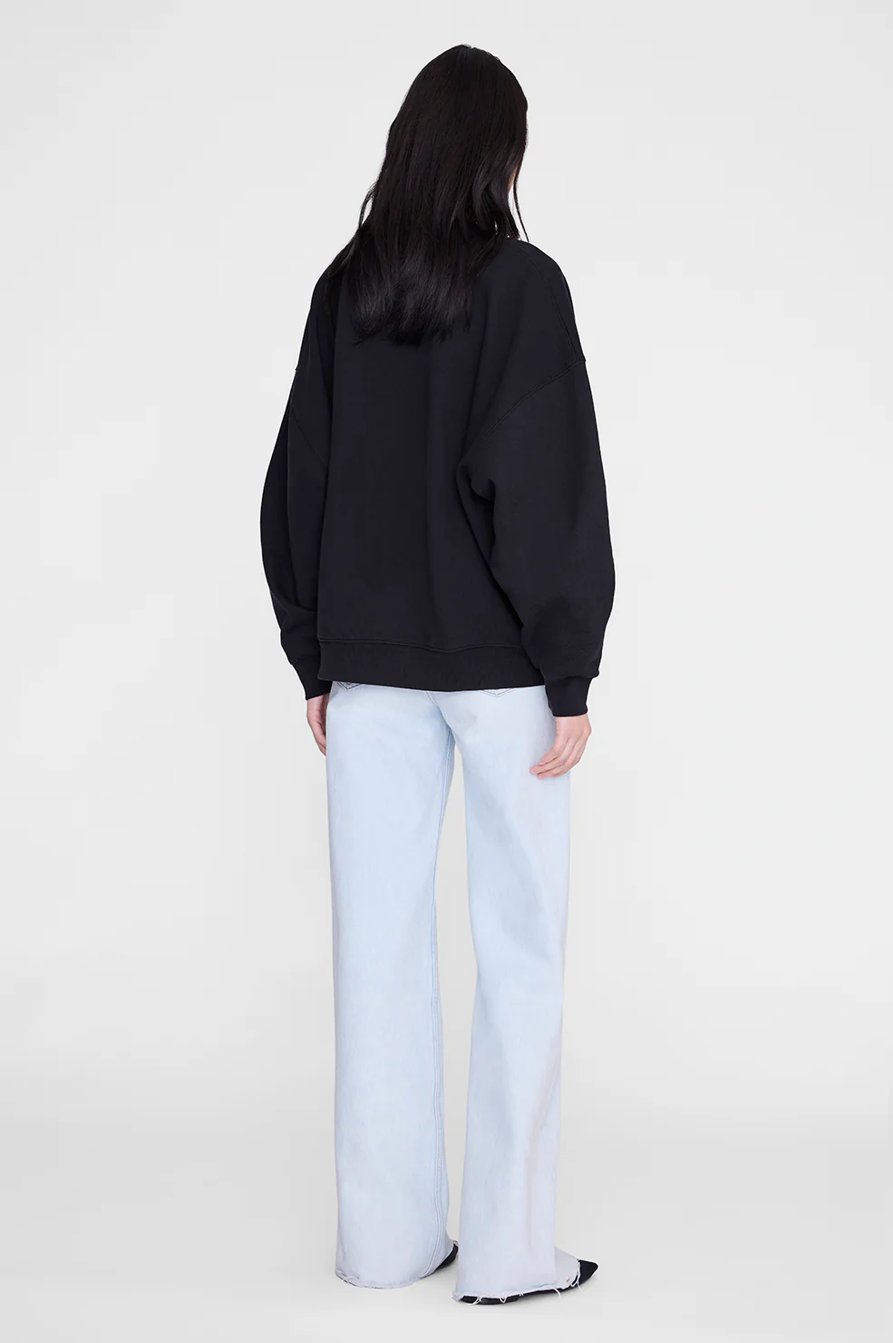 Miles Sweatshirt Collegiate - Vintage Black - Image 5