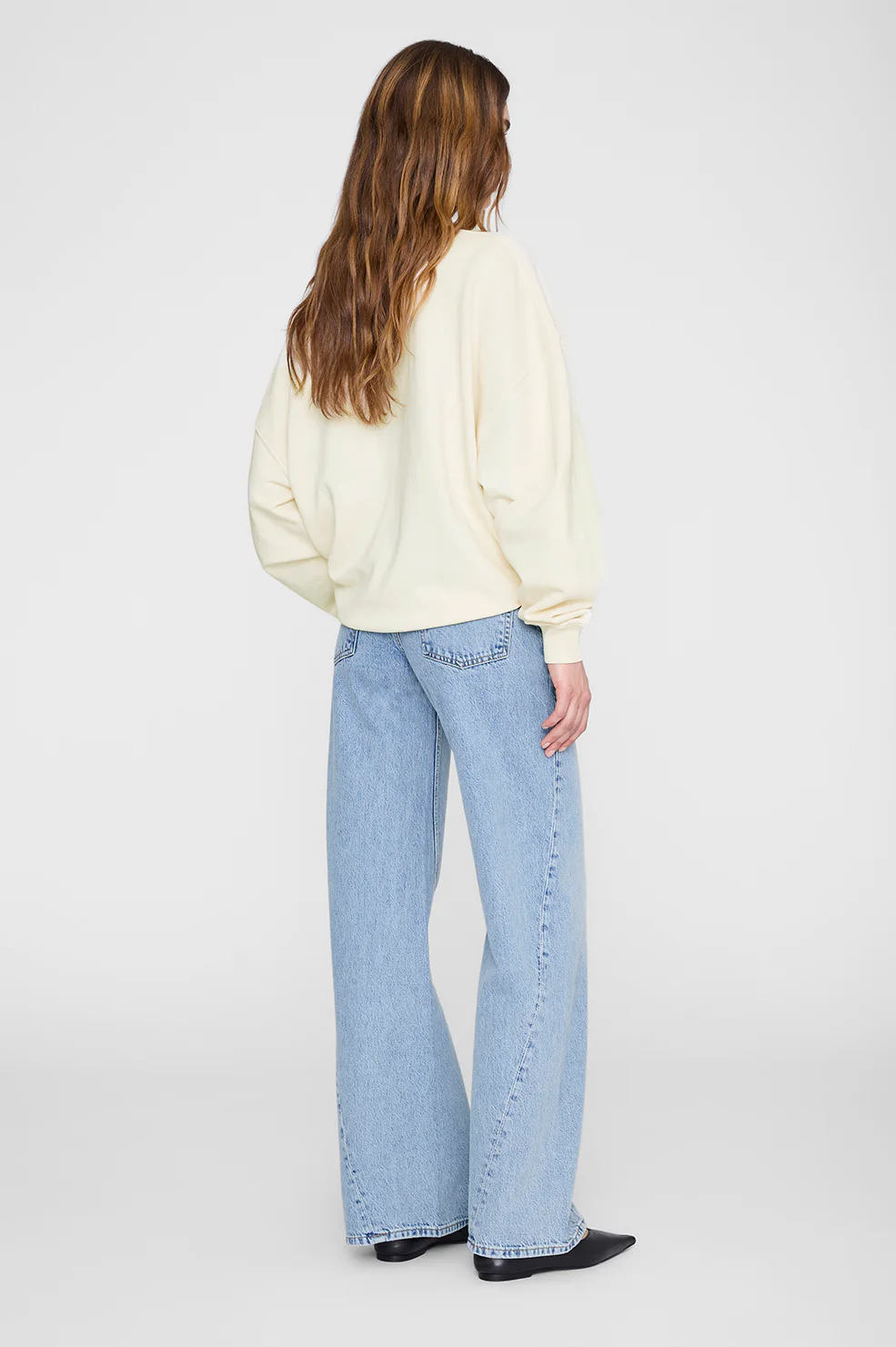Miles Sweatshirt Letterman - Cream - Image 5