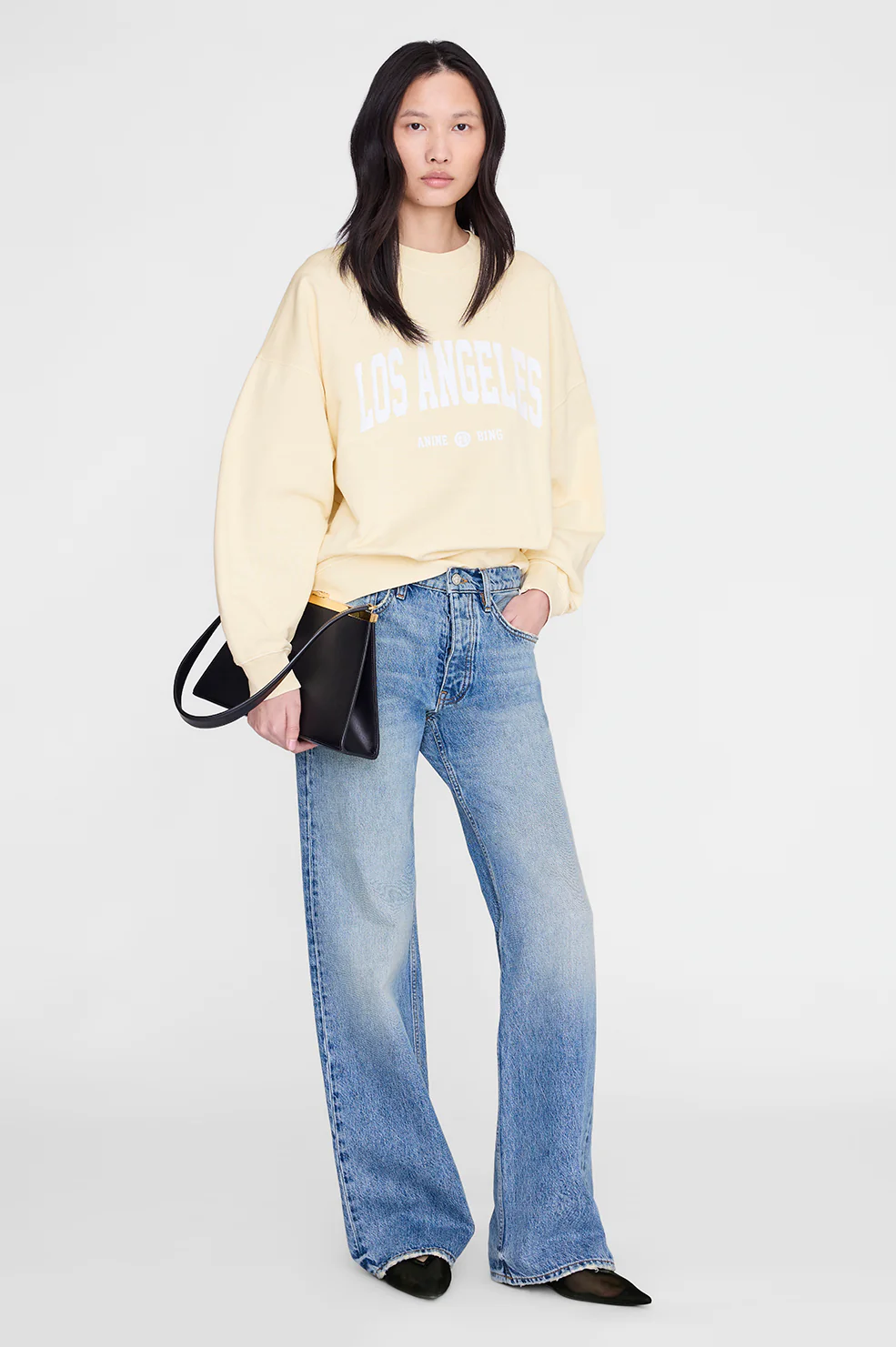 Miles Sweatshirt Los Angeles University - Butter Yellow