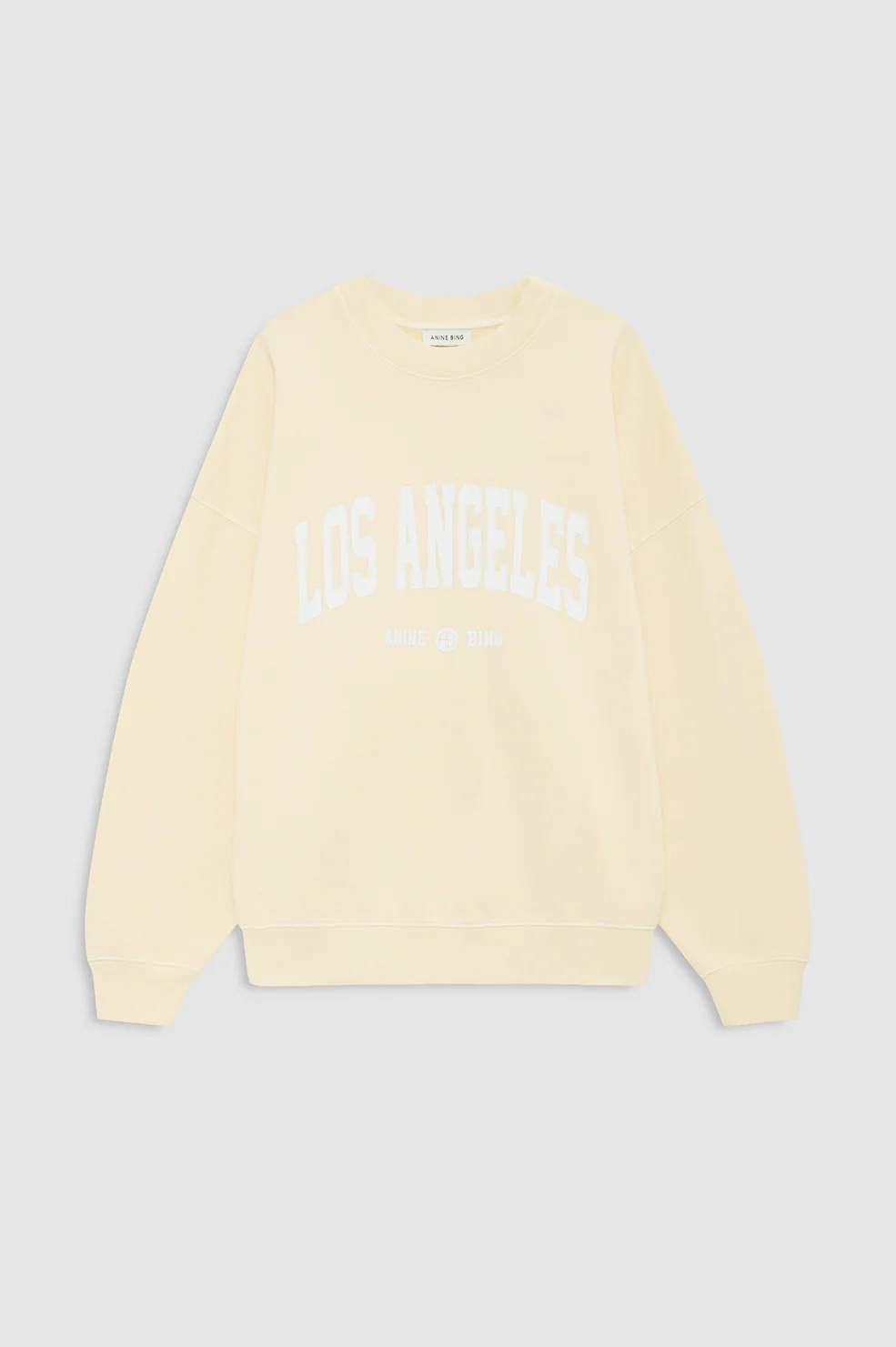 Miles Sweatshirt Los Angeles University - Butter Yellow - Image 3