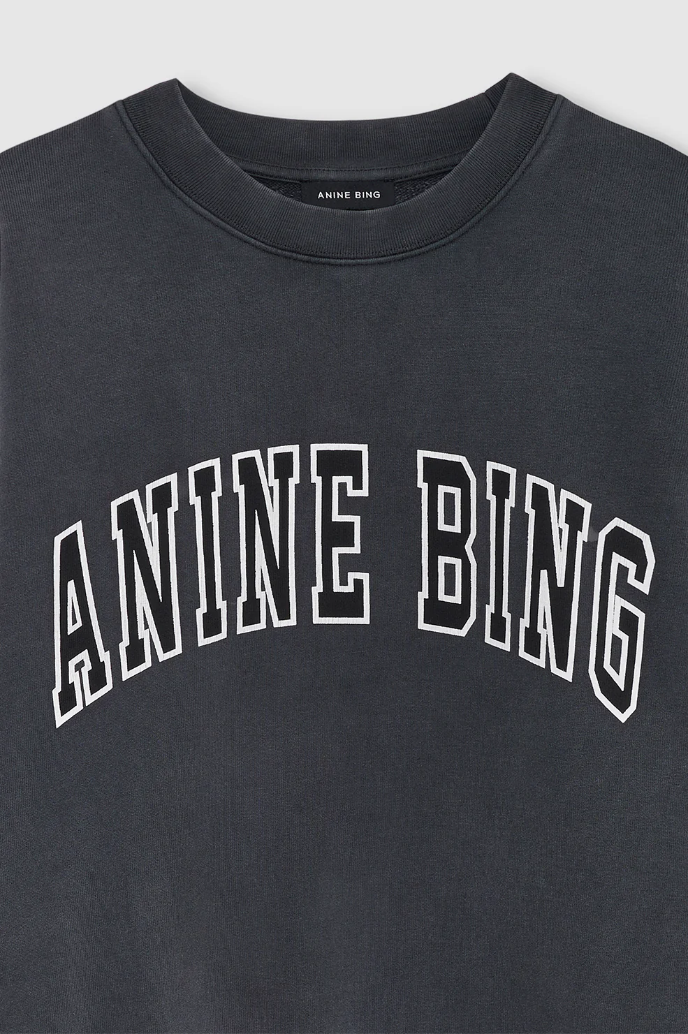 Miles Sweatshirt New Classic - Washed Black - Image 4
