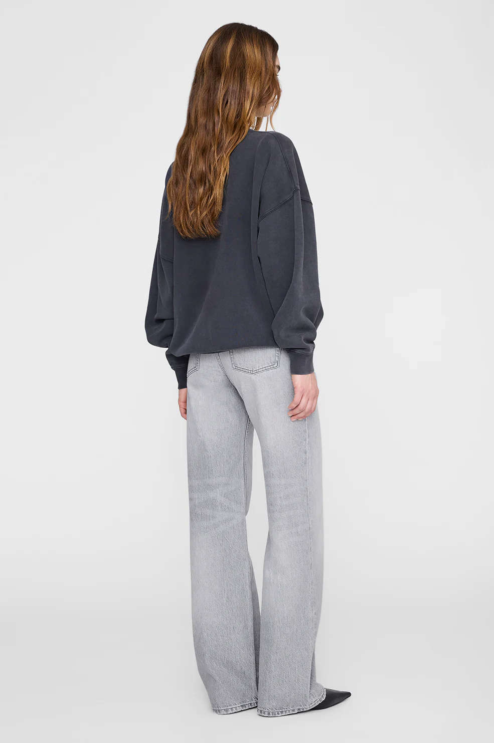 Miles Sweatshirt New Classic - Washed Black - Image 5
