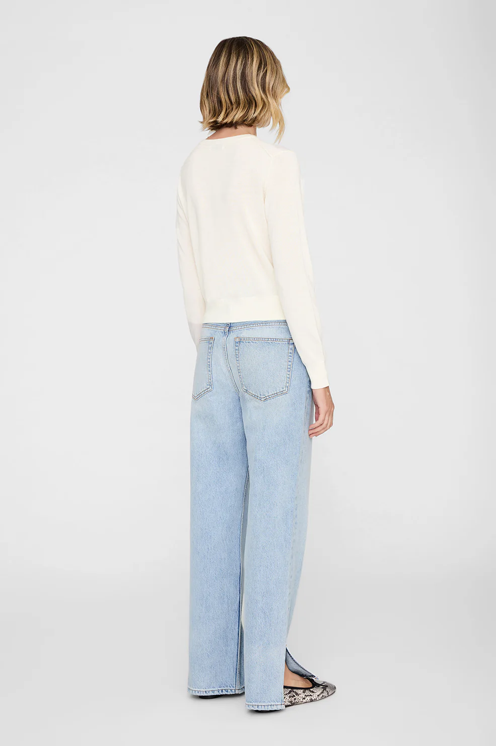 Moni Crop Sweater - Ivory - Image 5