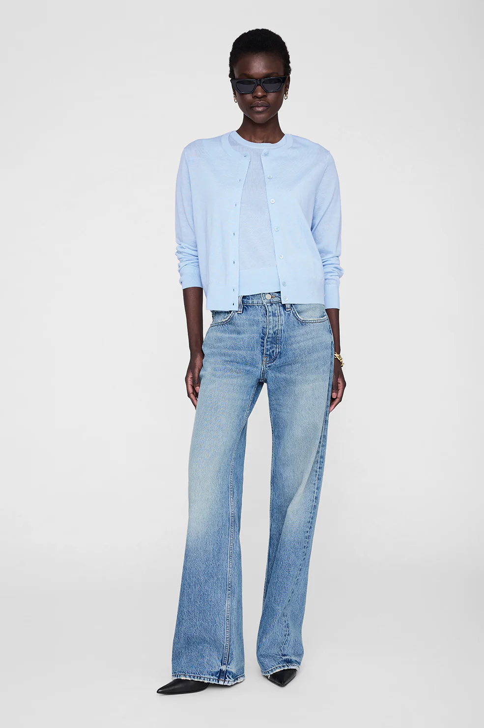 Moni Crop Tank - Pale Blue - Image 2