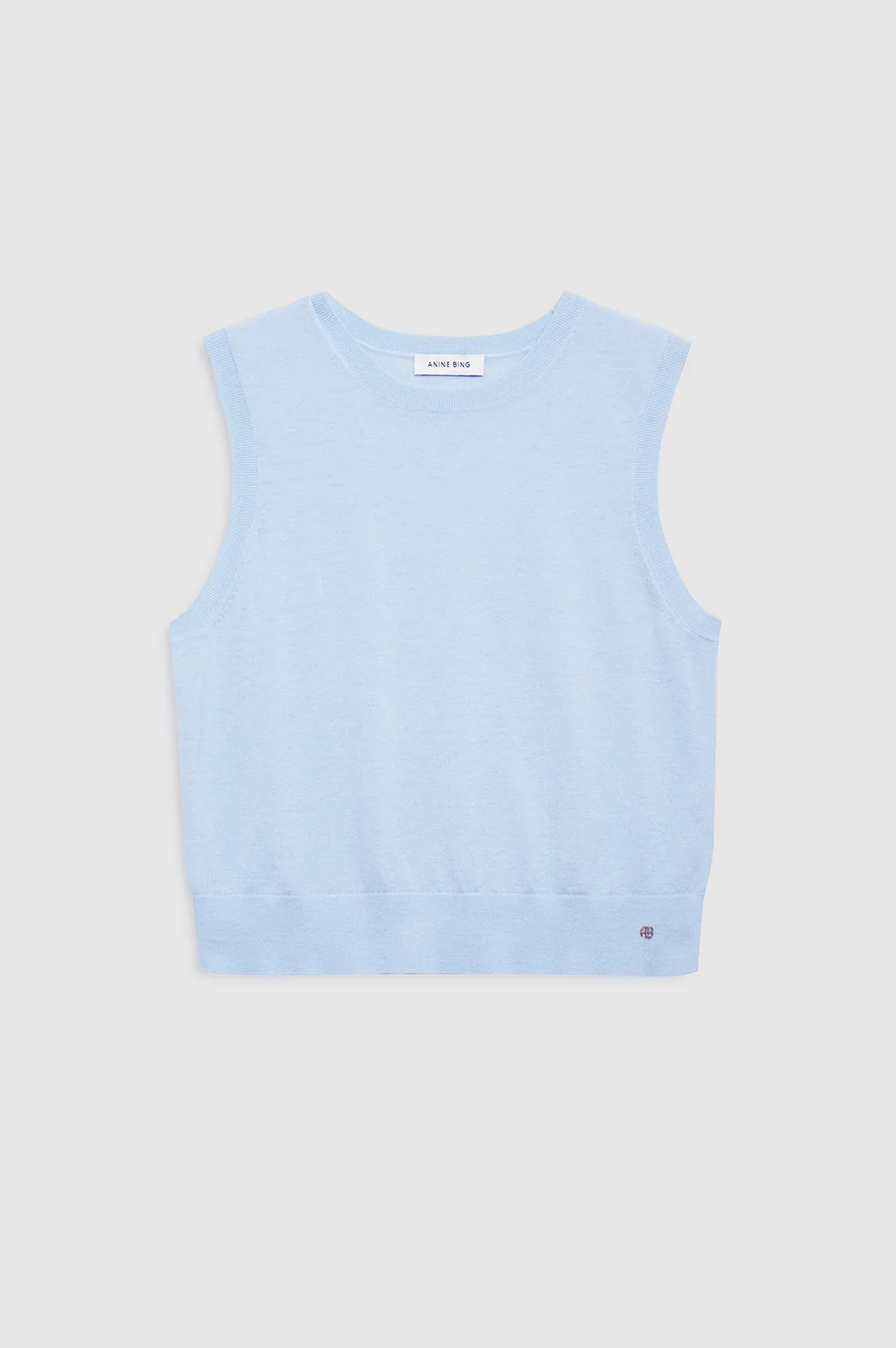 Moni Crop Tank - Pale Blue - Image 3