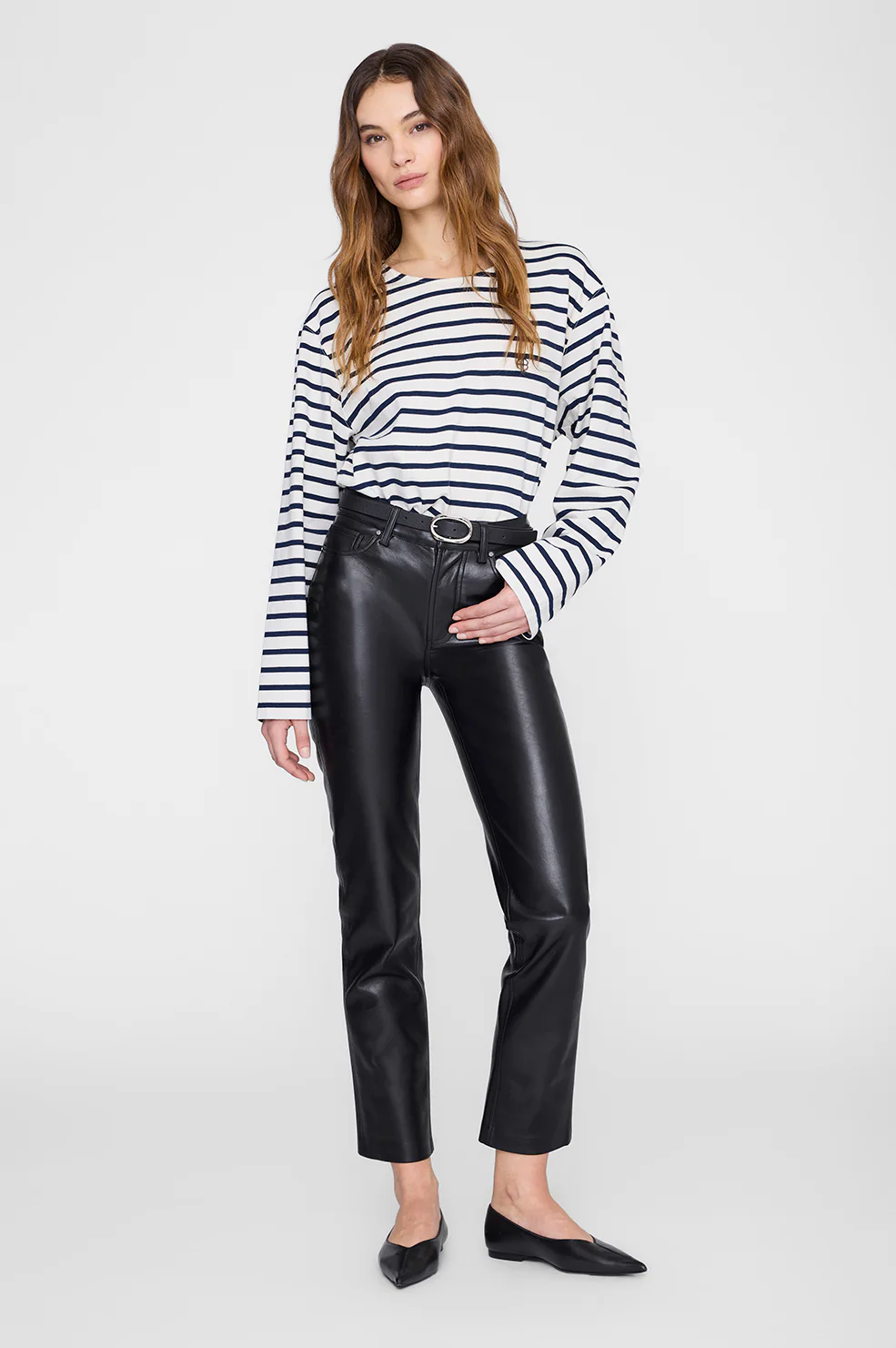 Newton Tee Anine Bing - Navy Stripe