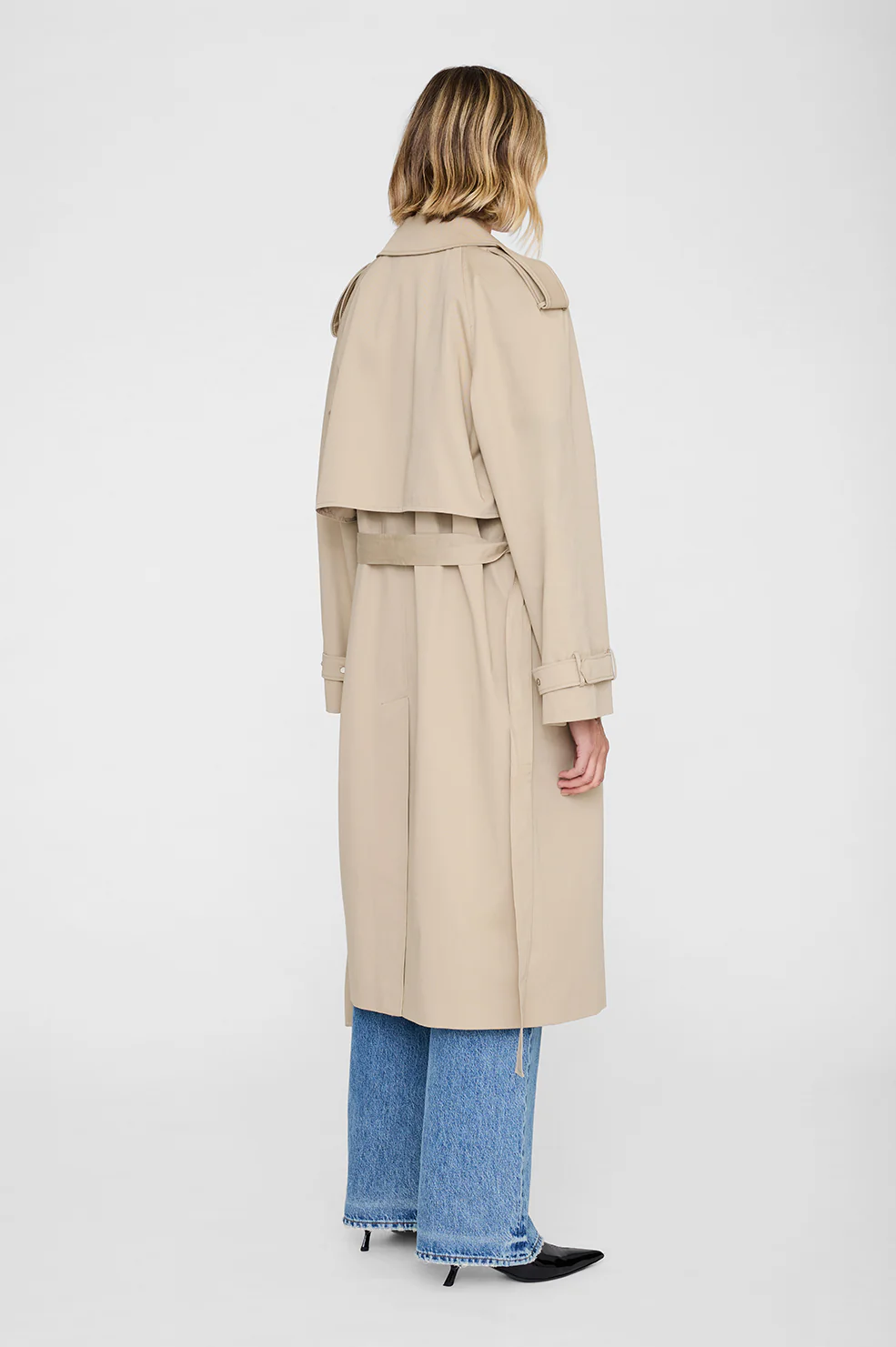 Rickie Maxi Trench - Beige - Image 5