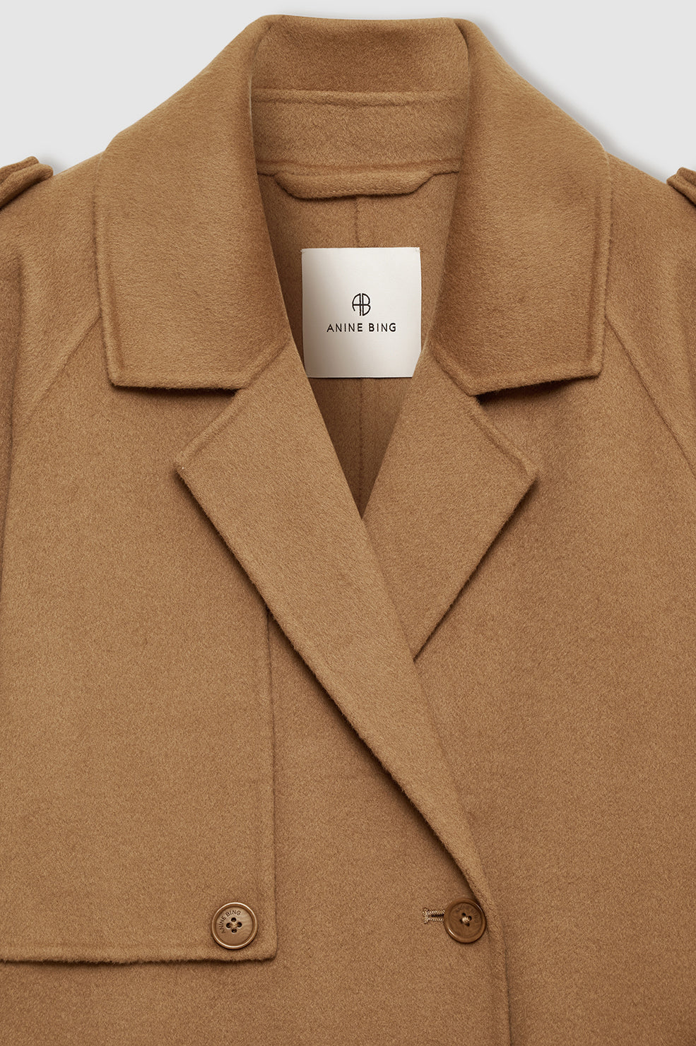 Rickie Maxi Trench - Camel Cashmere Blend - Image 4