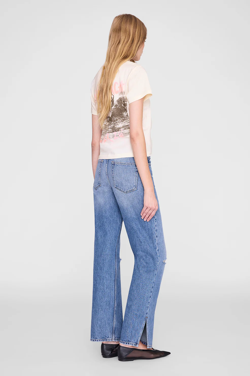 Shelley Tee Surfer - Washed Buttercream - Image 2