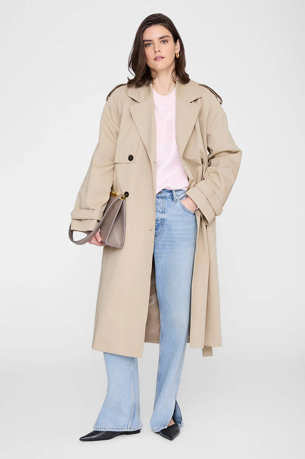Spencer Sweatshirt Anine Bing - Powder Pink - Image 2
