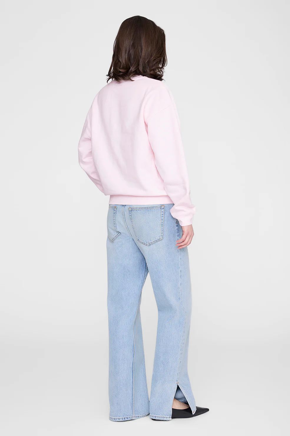 Spencer Sweatshirt Anine Bing - Powder Pink - Image 5