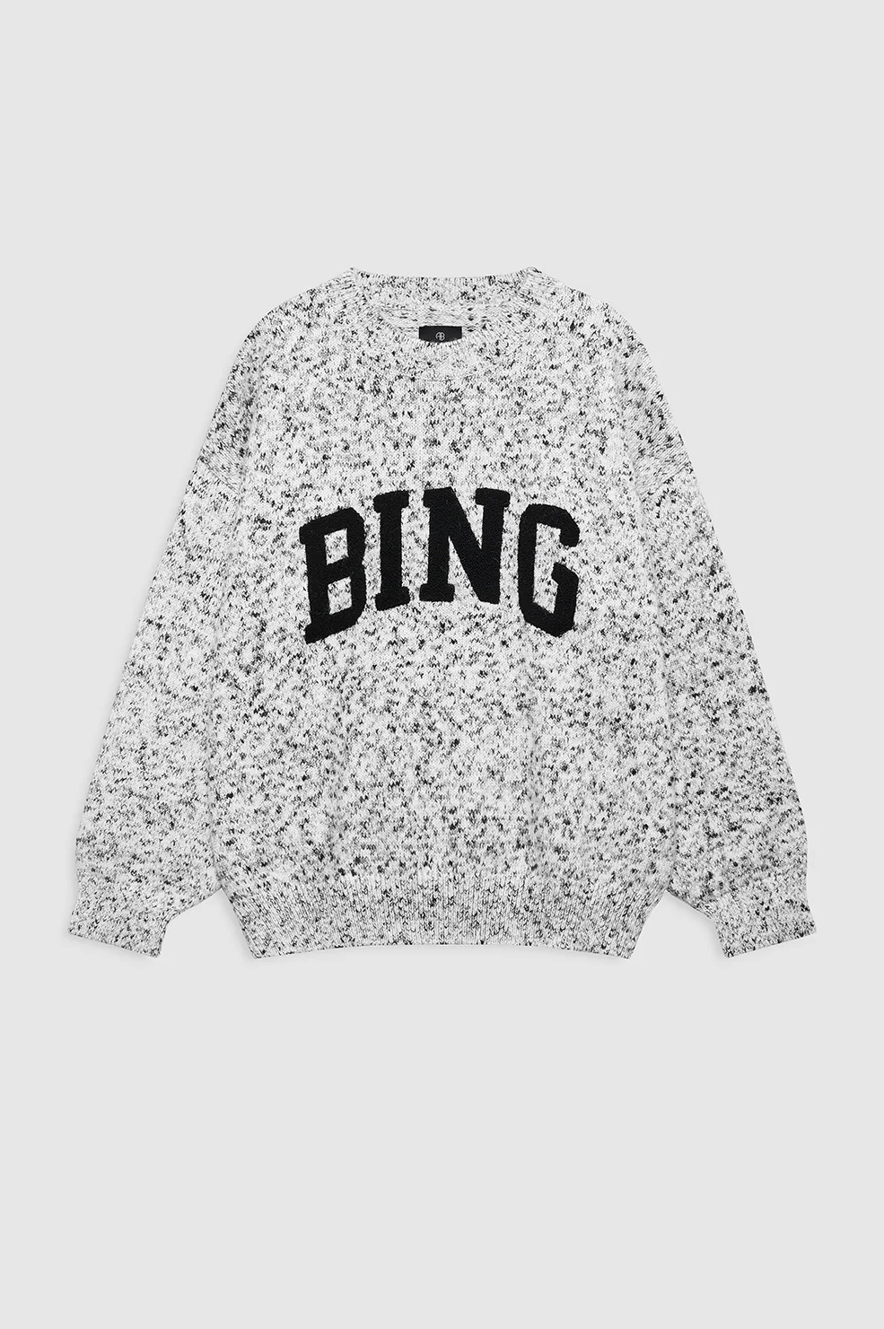 Sydney Crew Sweater Bing - Marled White - Image 3