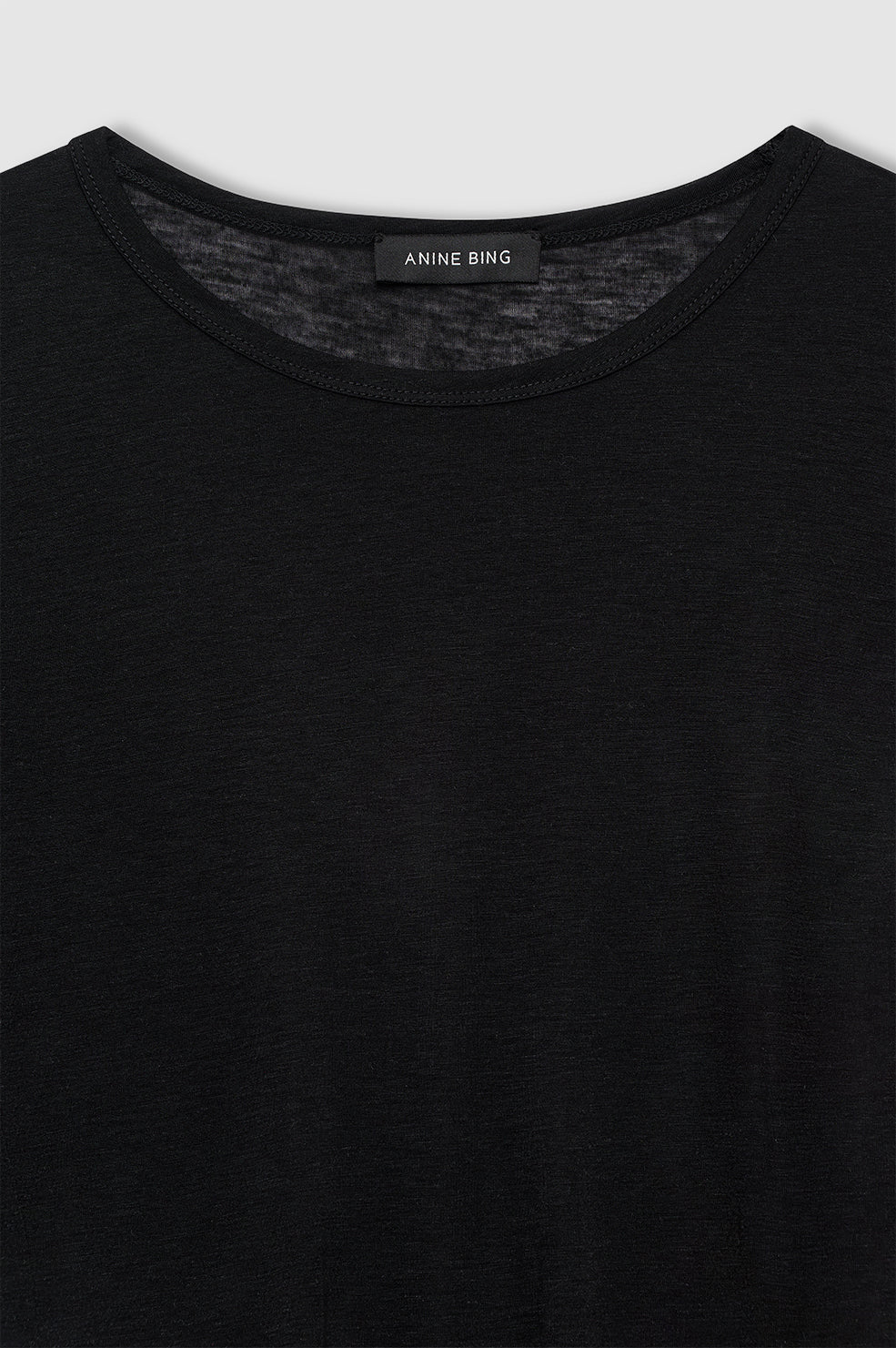 Sylvie Long Sleeve Tee - Black - Image 5