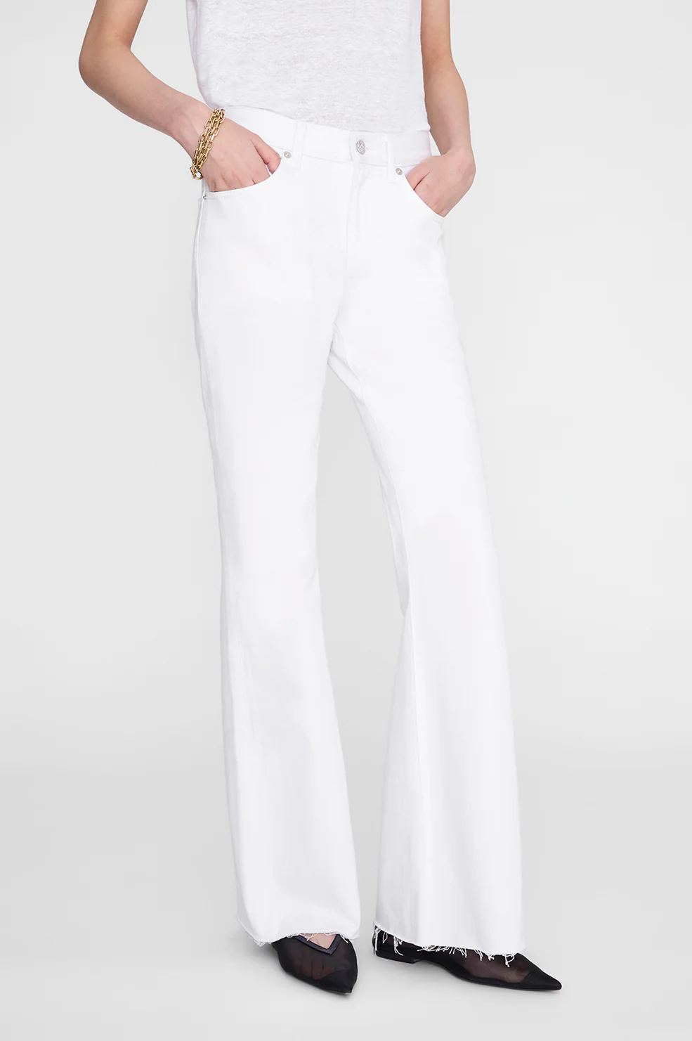 Wyatt Jean 34" - White - Image 2