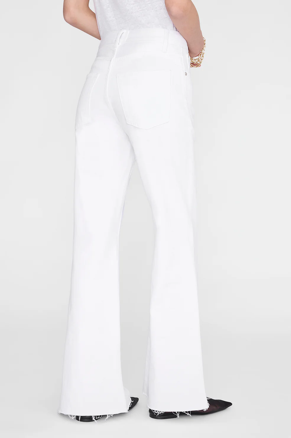 Wyatt Jean 34" - White - Image 3